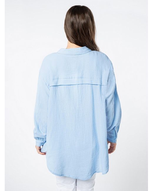 Sublevel Blue Bluse