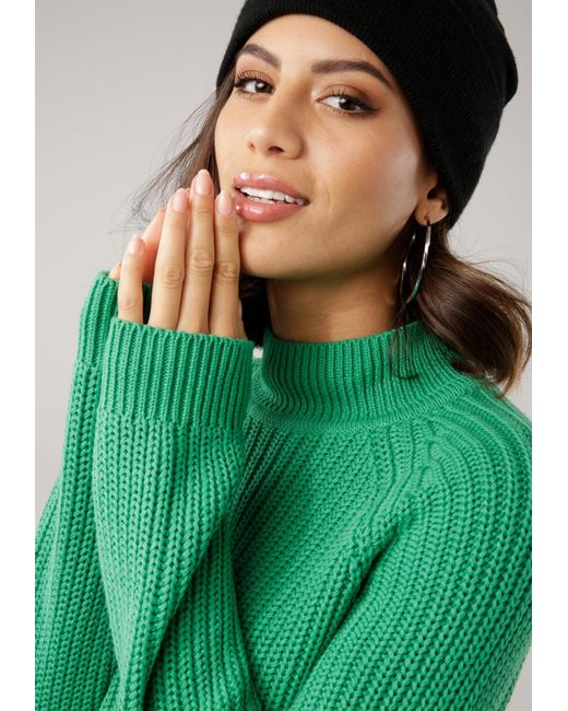 Laura Scott Green Pullover