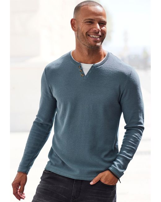 H.i.s. Pullover in Blue für Herren