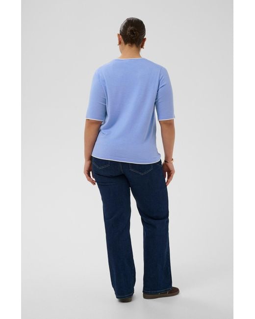 Kaffe Blue Pullover Kclizzy
