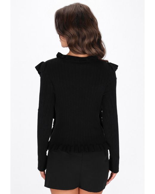 faina Black Pullover