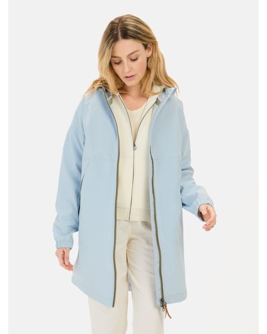 Camel Active Blue Leichter Texxxactive Funktionsmantel Aus Recyceltem Polyester