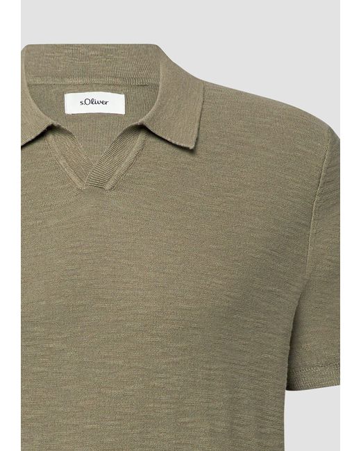 S.oliver Strickpullover in Green für Herren