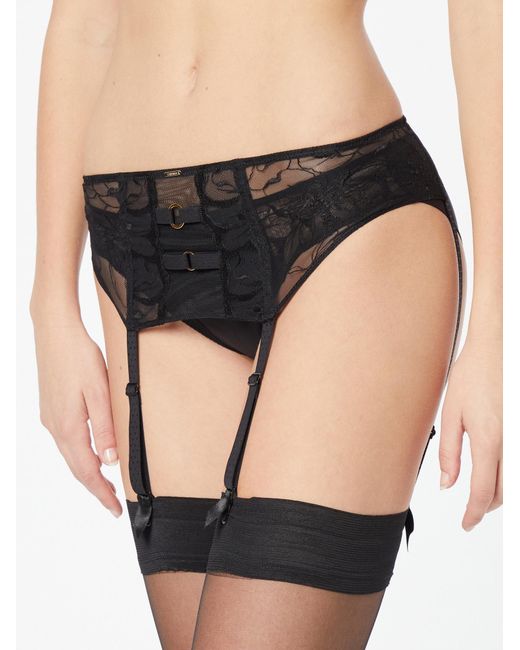 Chantelle Black Strumpfhalter Fleurs