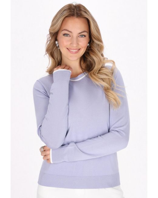 faina Purple Pullover