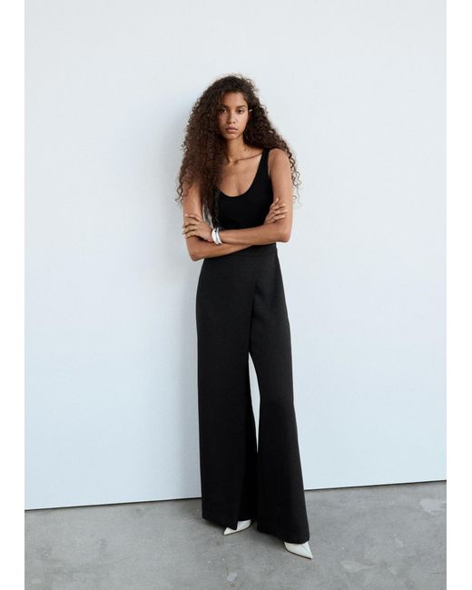 Mango Black Jumpsuit Jay