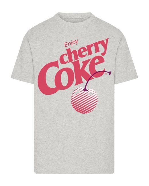 F4NT4STIC Shirt Coca Cola Enjoy Cherry Coke in Gray für Herren