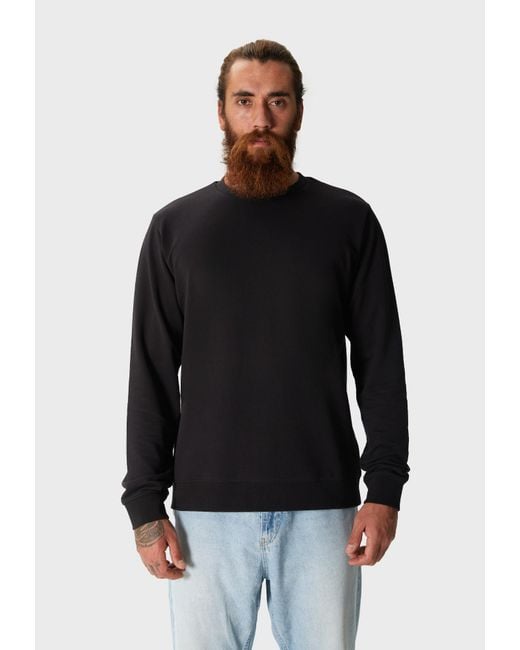 Oldskull Sweatshirt Plain Basic in Black für Herren