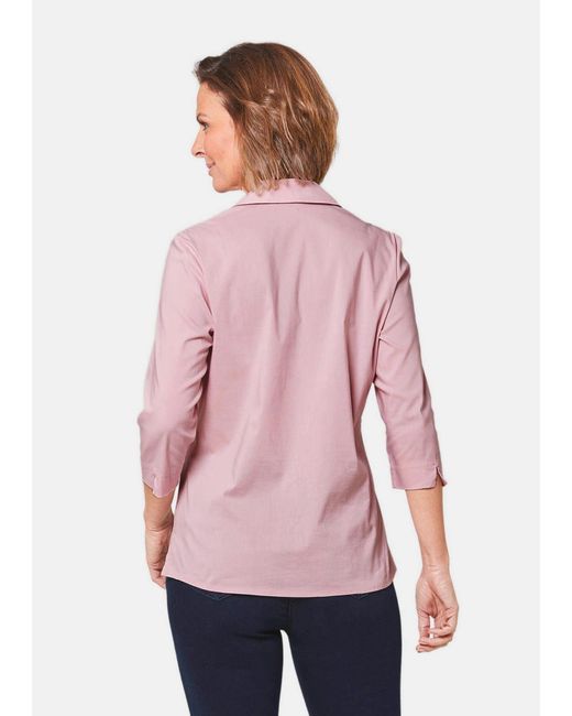 Goldner Pink Bluse