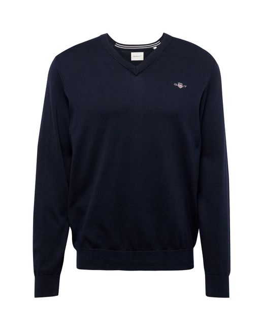Gant Pullover 'classic' in Blue für Herren