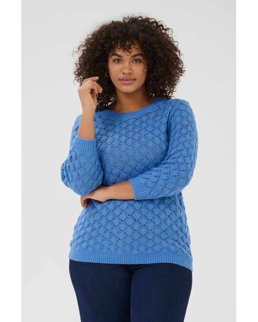 Kaffe Blue Pullover Kcmani