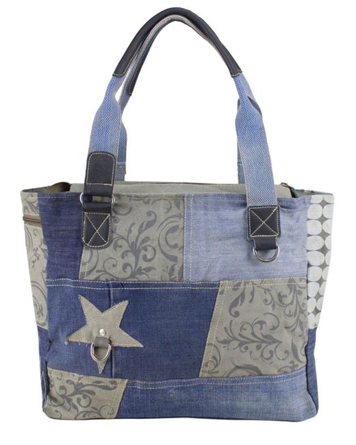 Sunsa Blue Shopper