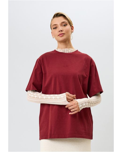 Oh April Red T-Shirt Good Karma Wave