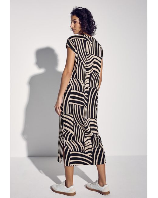 Street One Black Ärmelloses Kleid