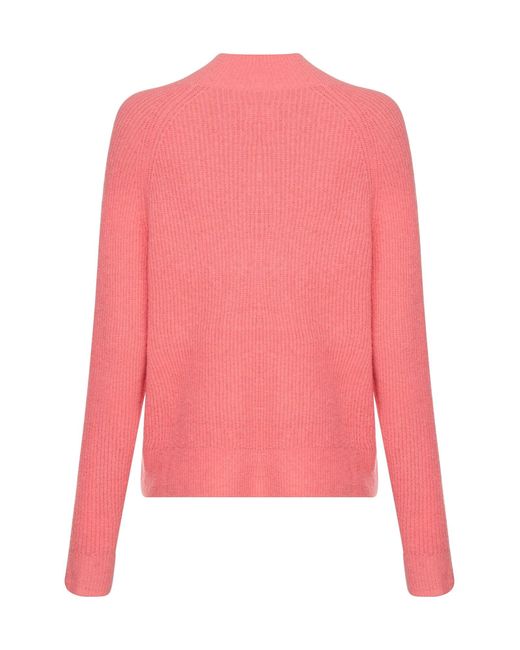 Camel Active Pink Strickpullover Mit Raglanärmeln