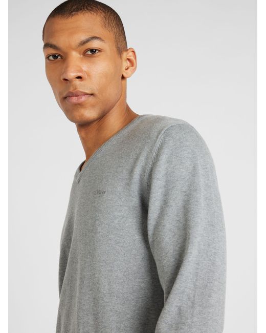 S.oliver Oliver Pullover in Gray für Herren