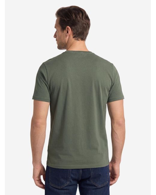 Redmond Shirt Basic in Green für Herren