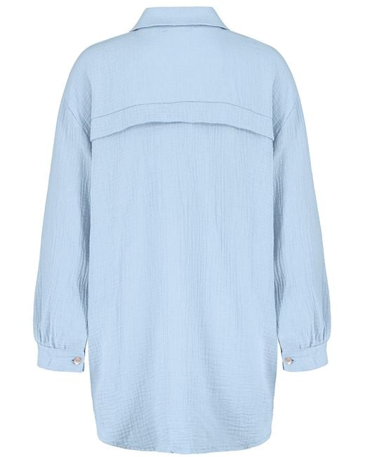 Sublevel Blue Bluse
