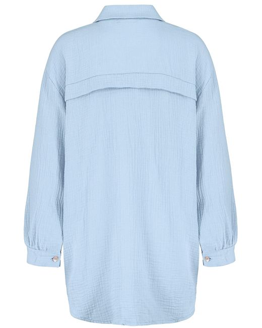 Sublevel Blue Bluse