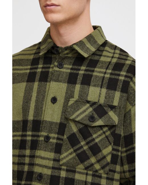 Solid Hemd in Green für Herren