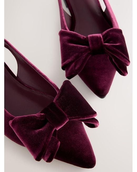 Next Purple Slingpumps
