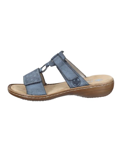 Rieker Blue Pantolette Basic