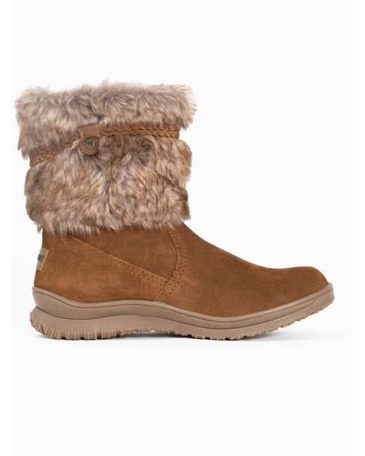 Minnetonka Brown Stiefel Everett