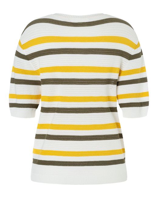 MORE&MORE Yellow Pullover 'Ajour'