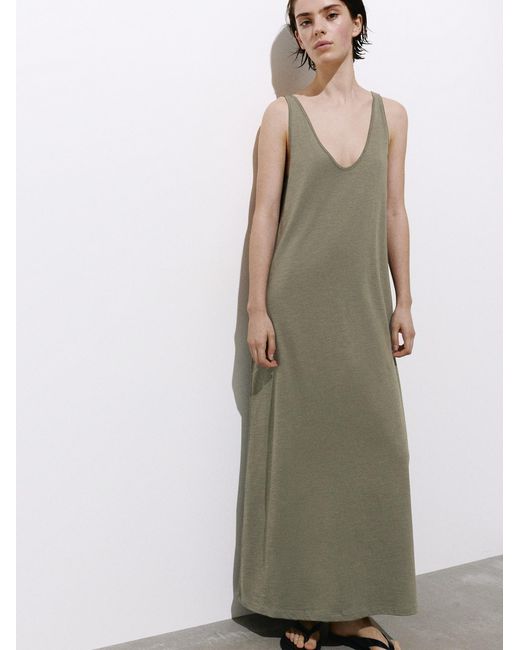 Pull&Bear Green Kleid