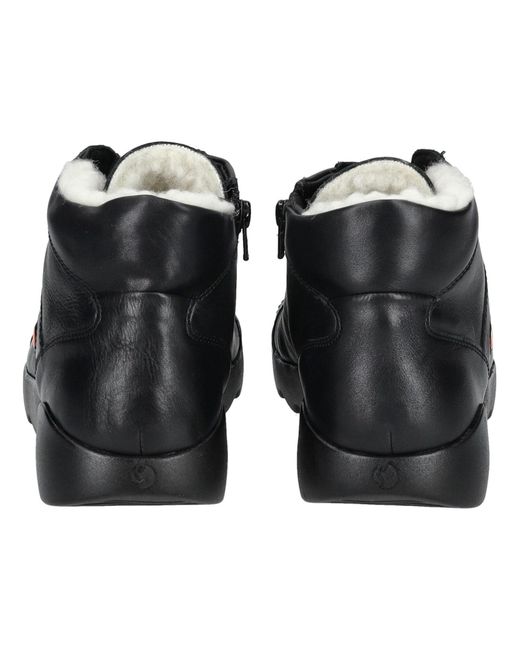 Softinos Black Schnürstiefelette