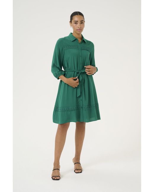 Kaffe Green Kleid 'Freya'