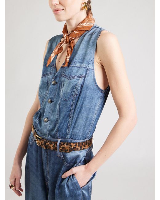 Rag & Bone Blue Jumpsuit 'Miramar'