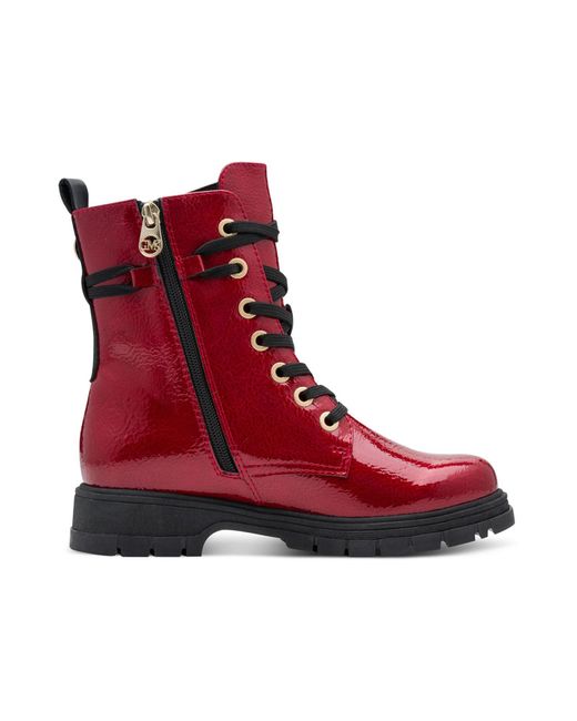Marco Tozzi Red Schnürstiefelette
