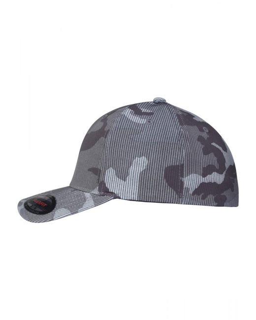 Flexfit Gray Cap Camo Stripe