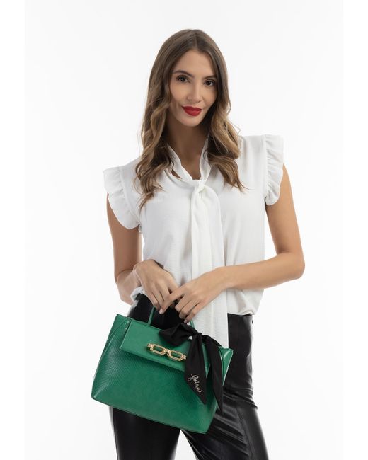 faina Green Handtasche