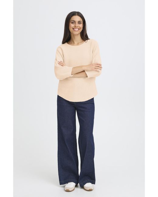 Fransa Natural Pullover