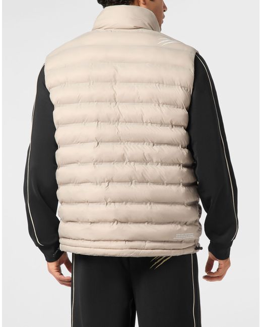 Philipp Plein Puffer Jacket Vest Shanghai in Natural für Herren