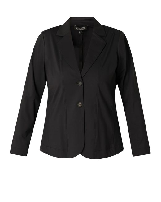 Base Level Curvy Black Blazer