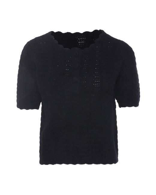 faina Black Pullover