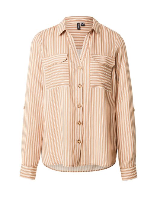 Vero Moda Natural Bluse Vmbumpy