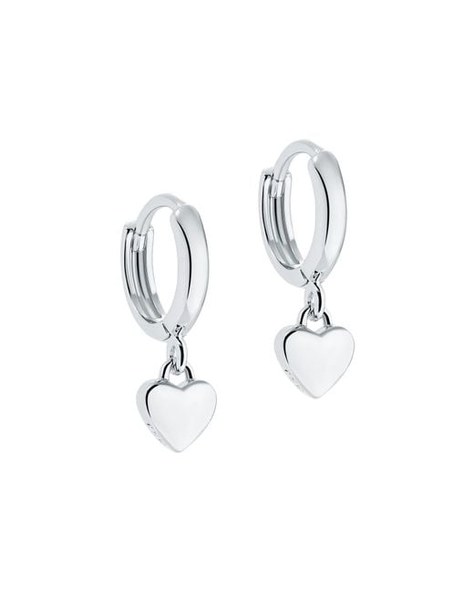 Ted Baker White Ohrringe Huggie Harrye