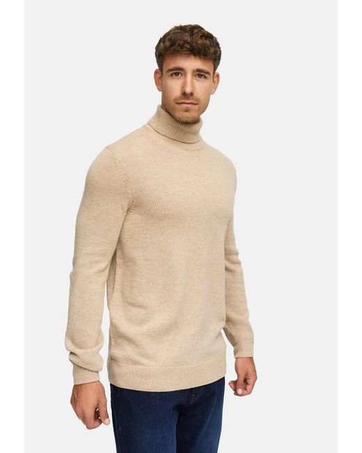 INDICODE Pullover Inmargous in Natural für Herren