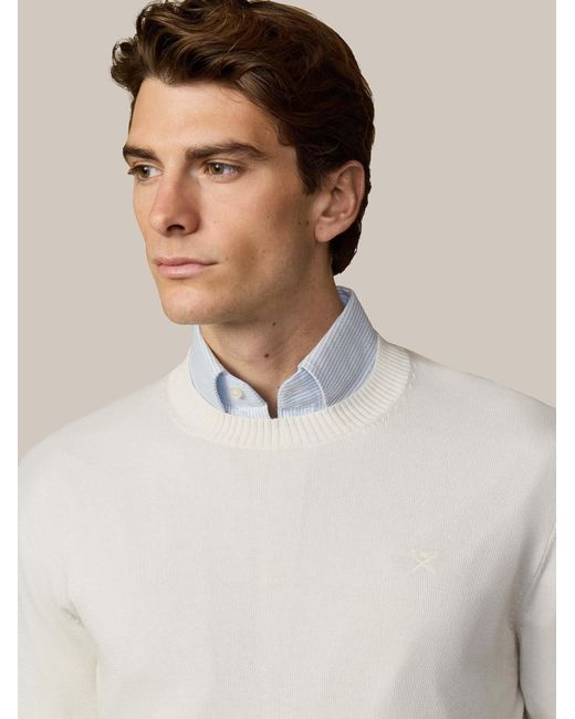 Hackett Pullover Ess in White für Herren