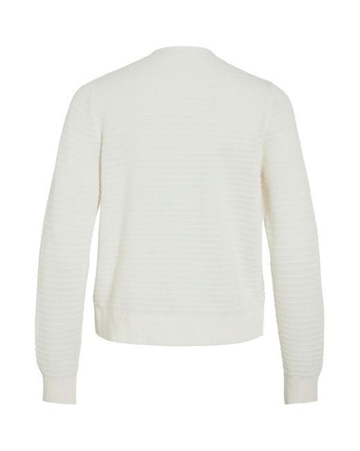 Vila White Strickjacke Vilollo