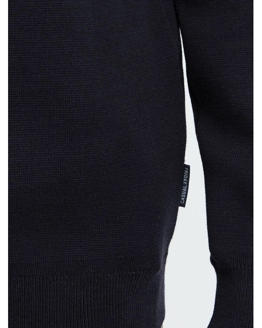 Casual Friday Strickpullover Cftheo in Blue für Herren