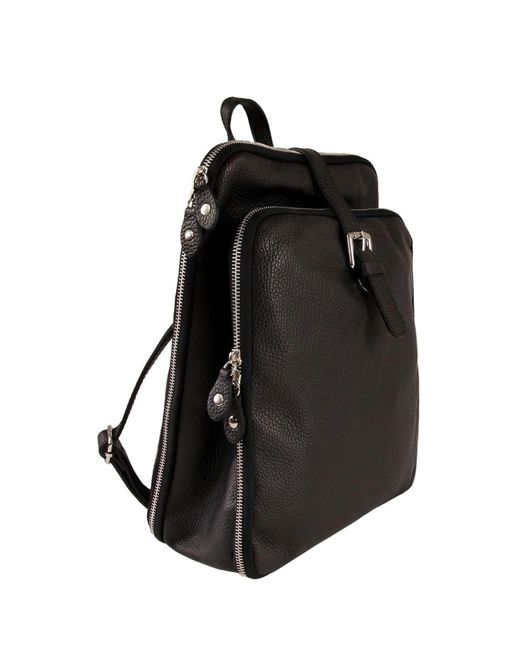 Toscanio Black Rucksack