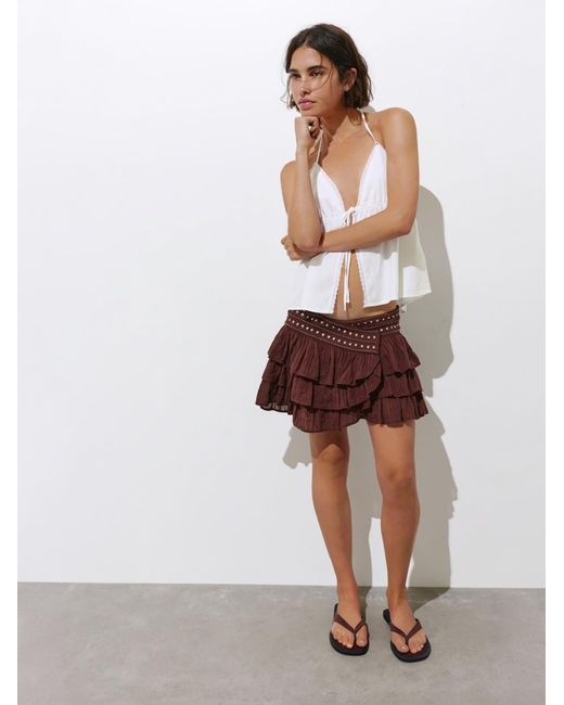 Pull&Bear White Top Pacific