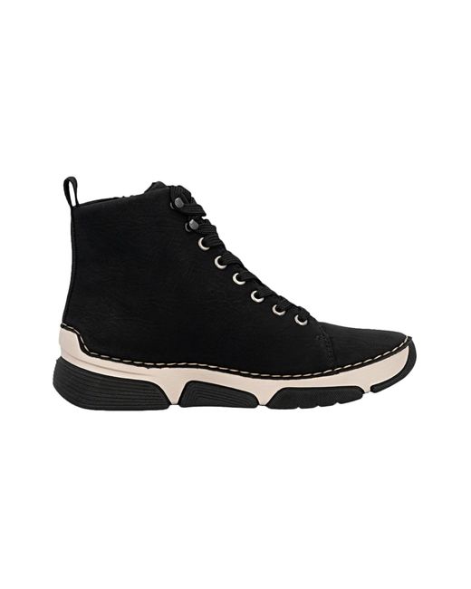 Rieker Black Schnürstiefelette