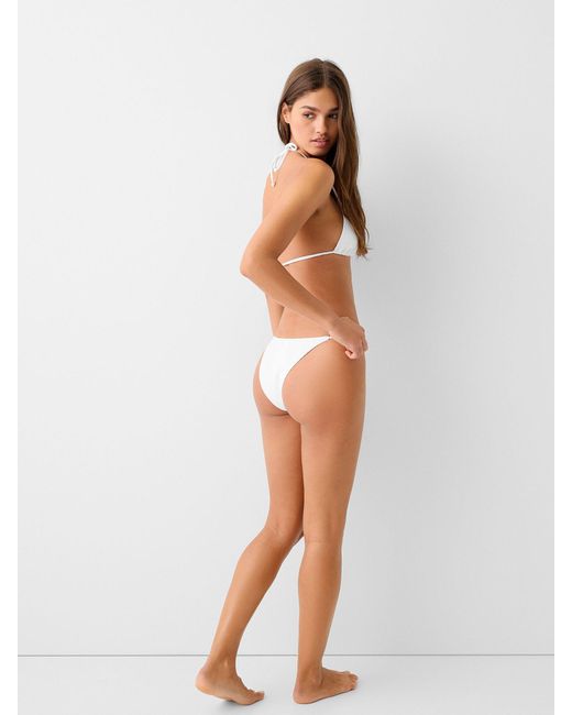 Bershka White Bikinitop