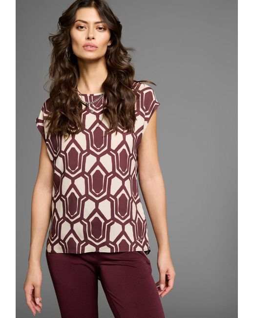 Laura Scott Red Bluse